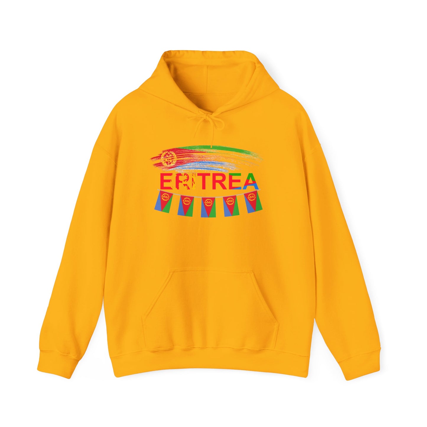 Eritrea Hoodie, Eritrea Pride Unisex Hoodie,  Comfortable and Stylish Hooded Sweatshirt