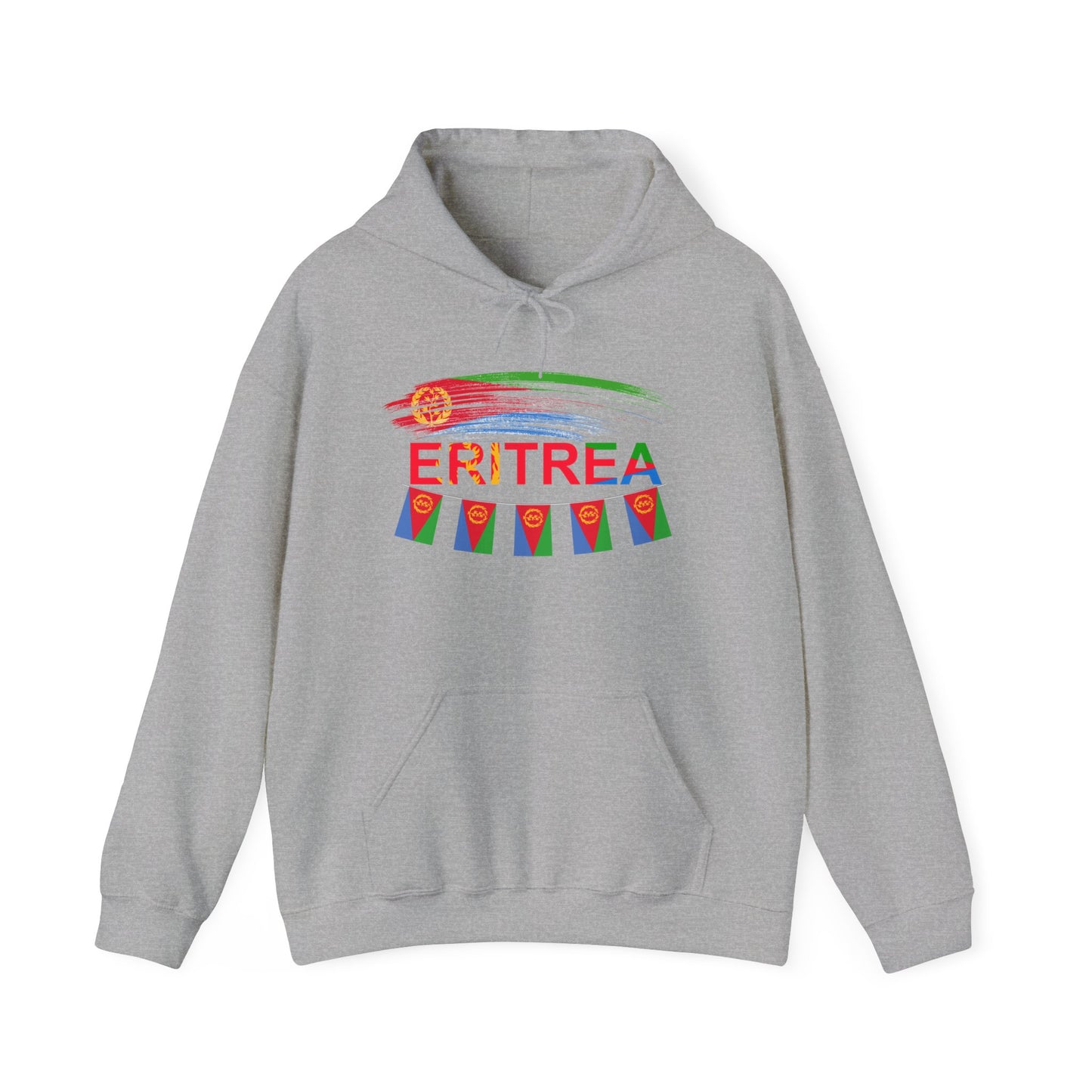 Eritrea Hoodie, Eritrea Pride Unisex Hoodie,  Comfortable and Stylish Hooded Sweatshirt