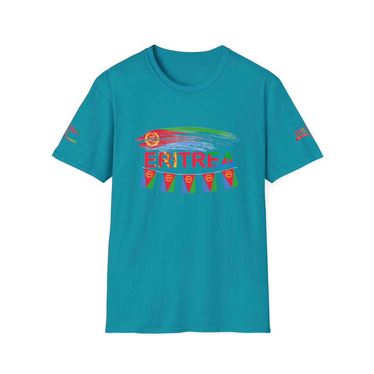 Eritrea T-Shirt,  Eritrean T-Shirts Unisex Softstyle T-Shirt, Eritrea Flag Unisex Soft-Style T-Shirt