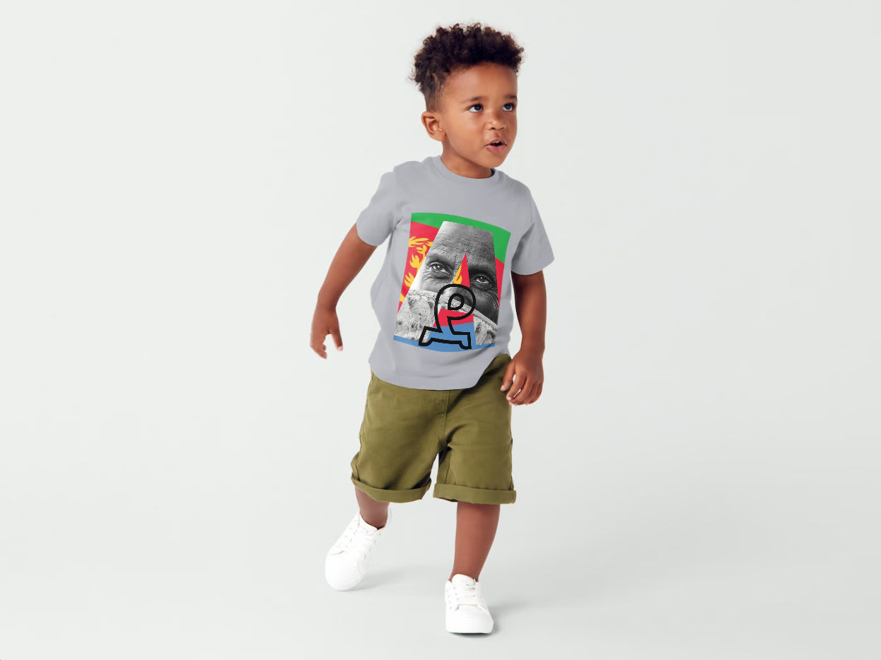 Eritrean Design Kids Heavy Cotton Tee