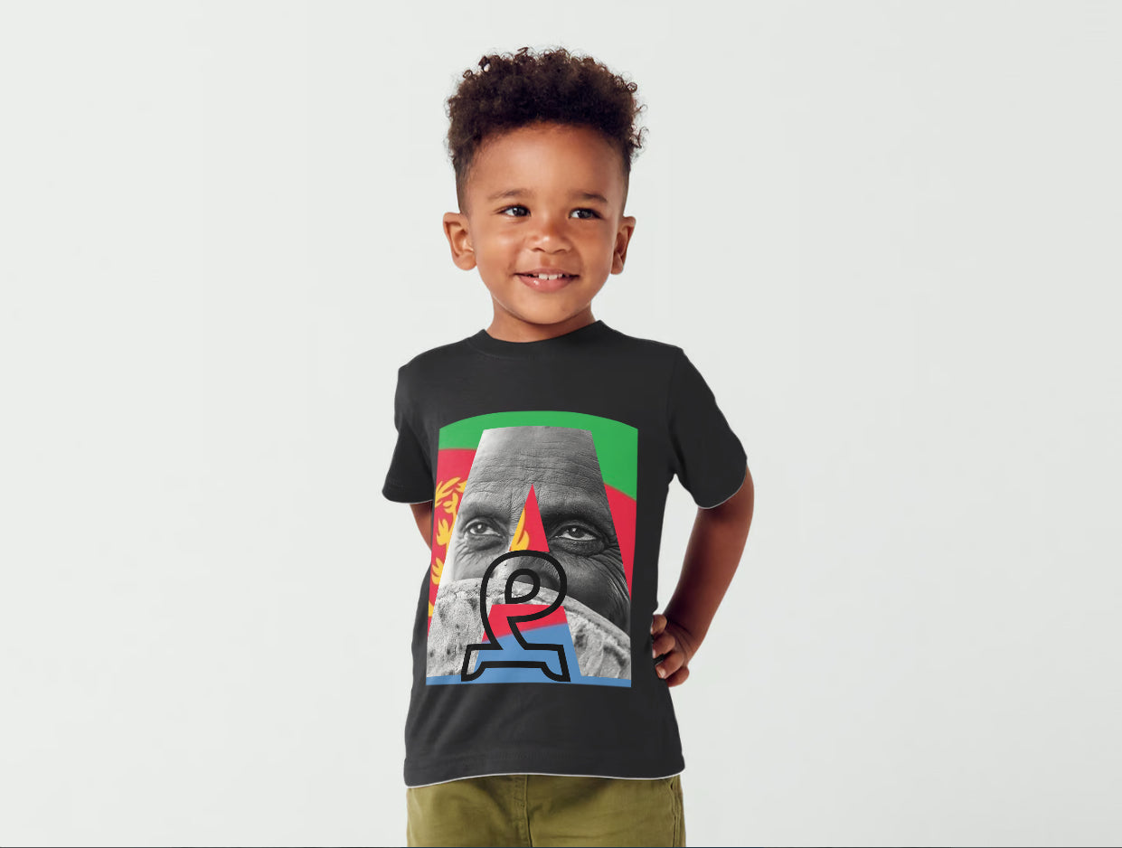 Eritrean Design Kids Heavy Cotton Tee