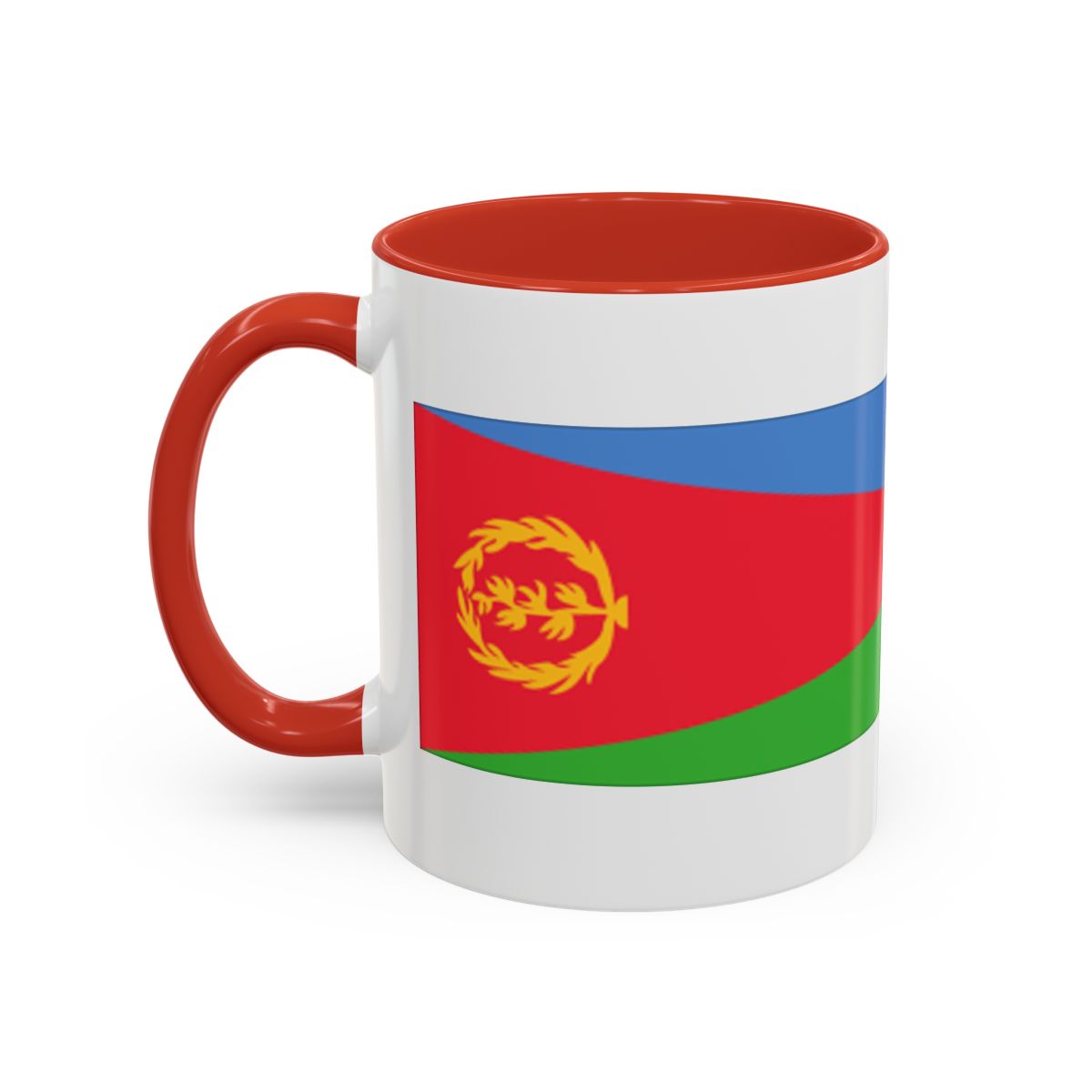 Accent Coffee Mug (11, 15oz) Eritrean flag, Eritrea Theme