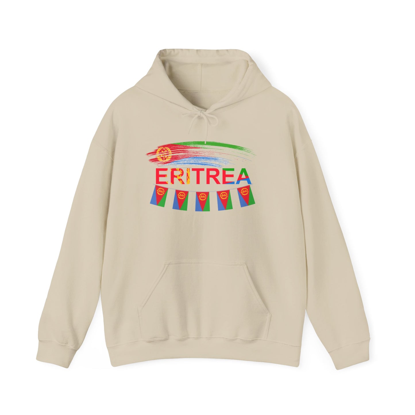 Eritrea Hoodie, Eritrea Pride Unisex Hoodie,  Comfortable and Stylish Hooded Sweatshirt