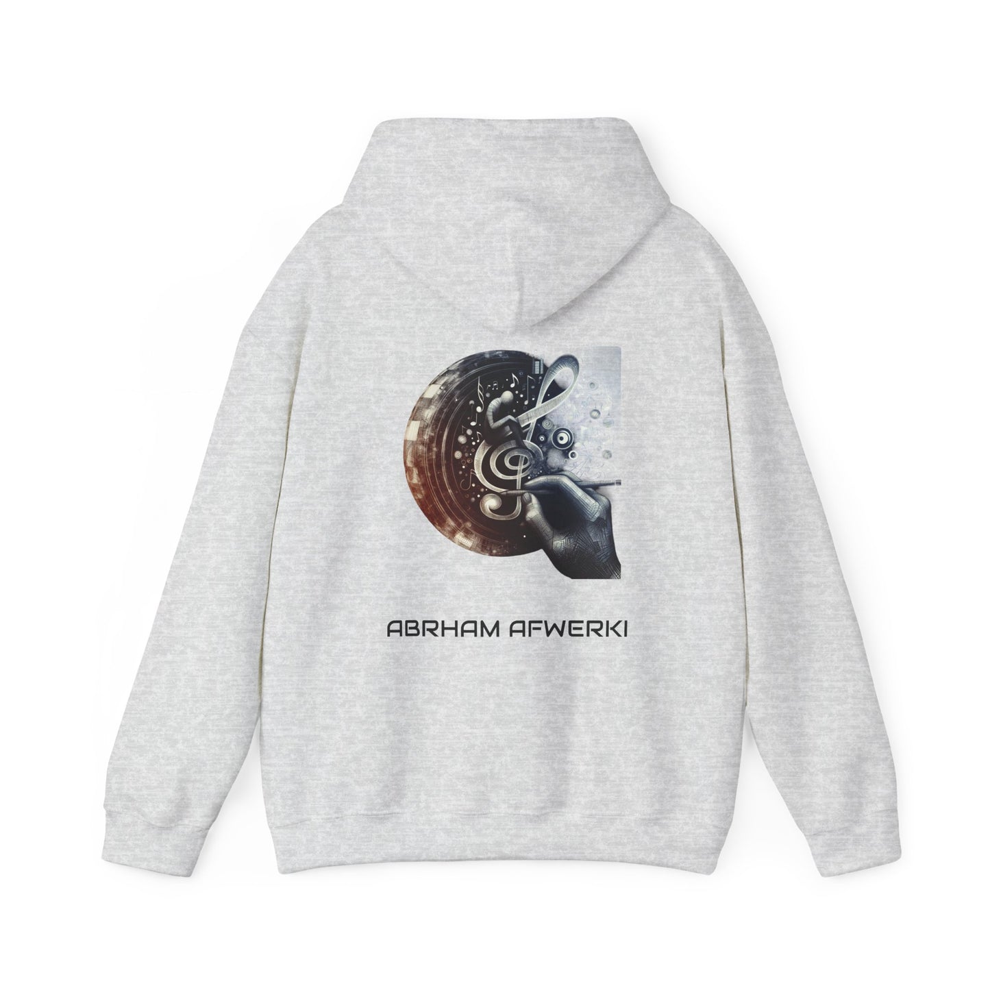 Abrham Afwerki Tribute Hoodie,  Unisex Heavy Blend  Hooded Sweatshirt. A Piece of Eritrean Music History