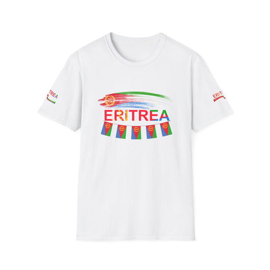 Eritrea T-Shirt,  Eritrean T-Shirts Unisex Softstyle T-Shirt, Eritrea Flag Unisex Soft-Style T-Shirt