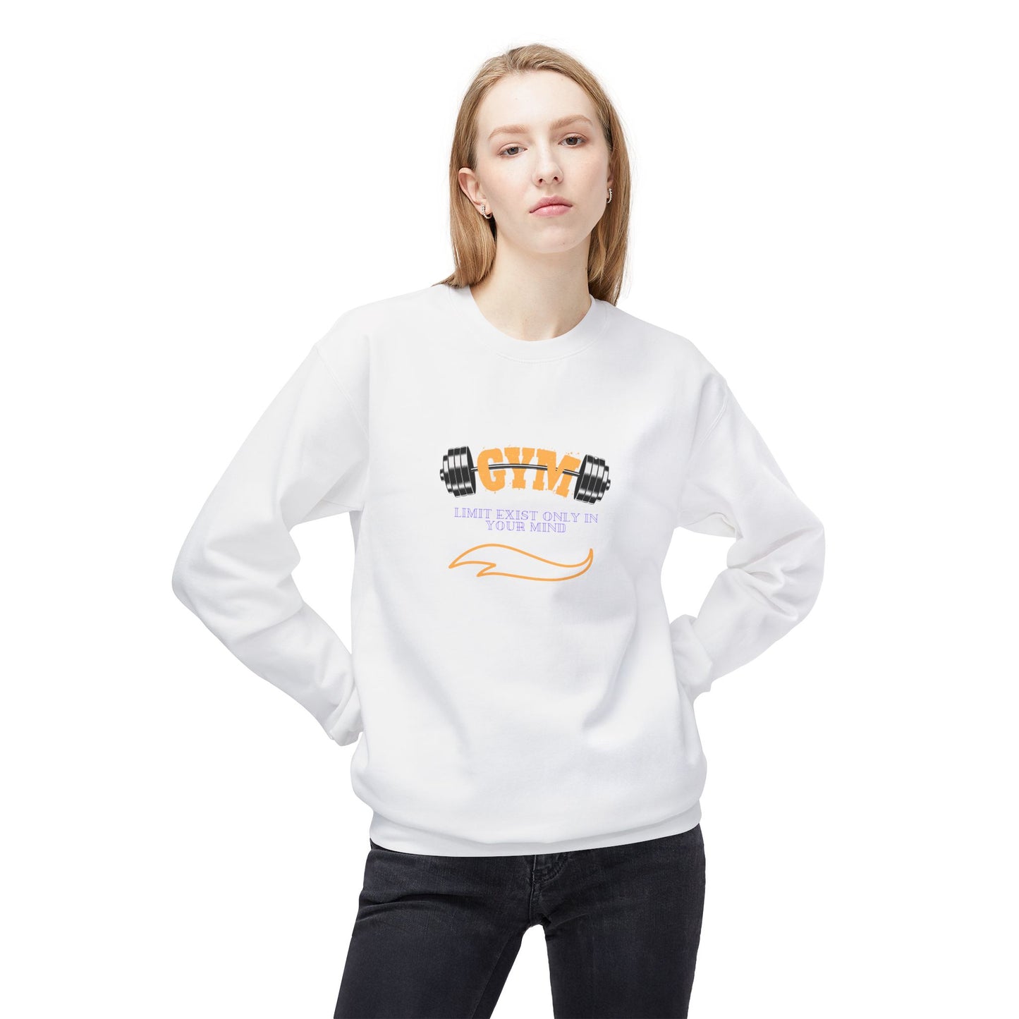 Motivations-Sweatshirt “Gym – Limits exist only in your mind”