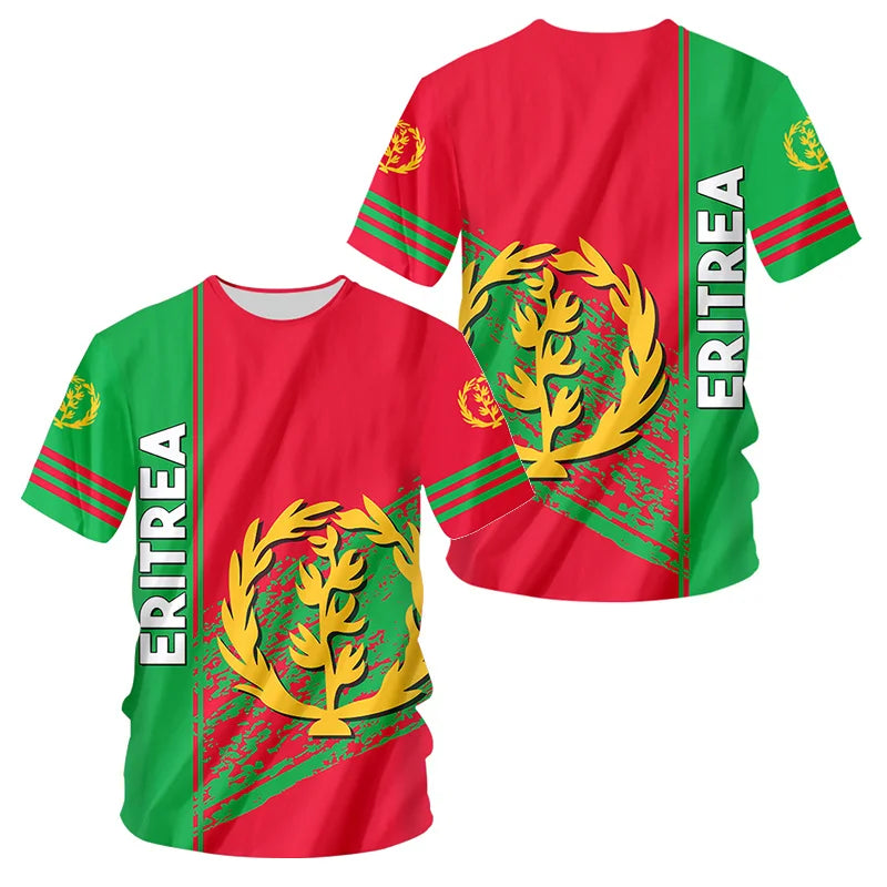 Eritrean Flag 3d Printed T-Shirt