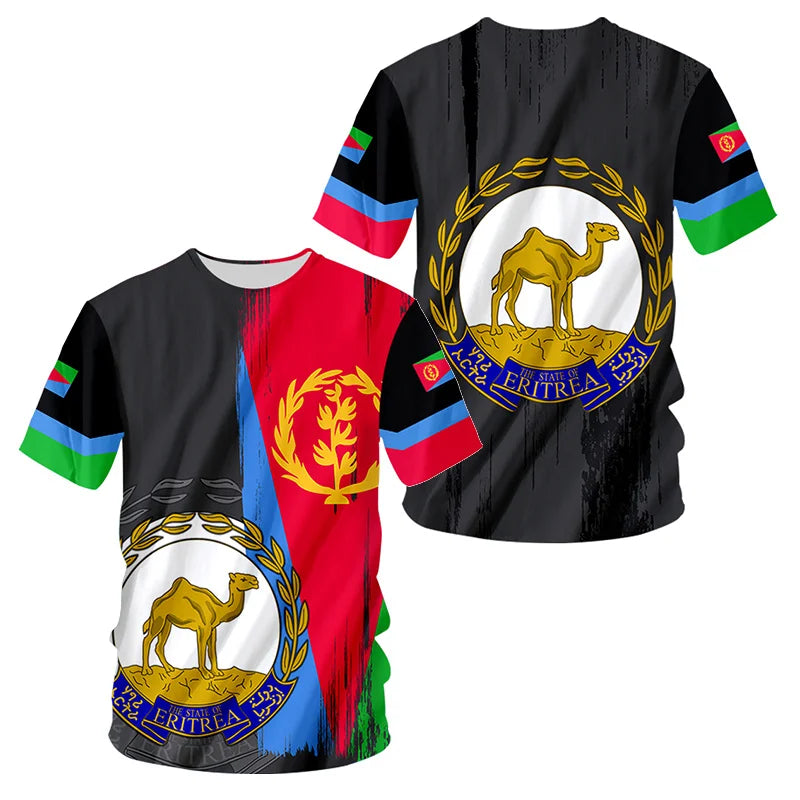 Eritrean Flag 3d Printed T-Shirt