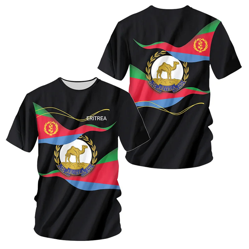 Eritrean Flag 3d Printed T-Shirt