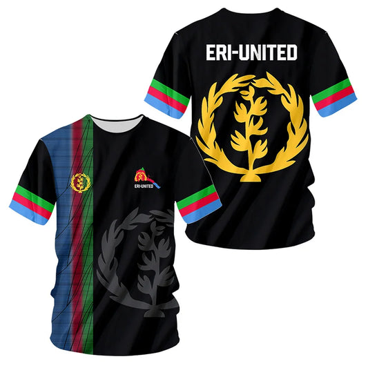 Eritrean Flag 3d Printed T-Shirt