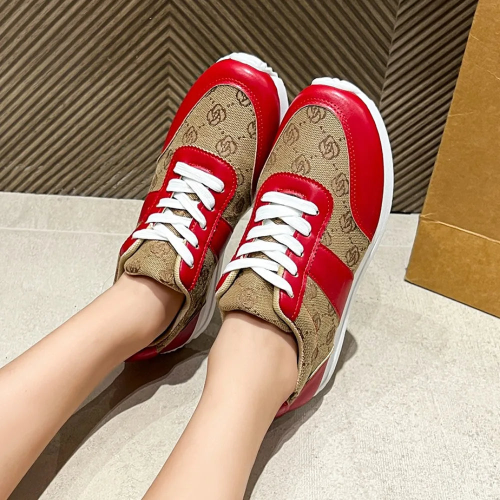 Sneakers Women Flat Casual Comfortable Shoes Fashion Versatile