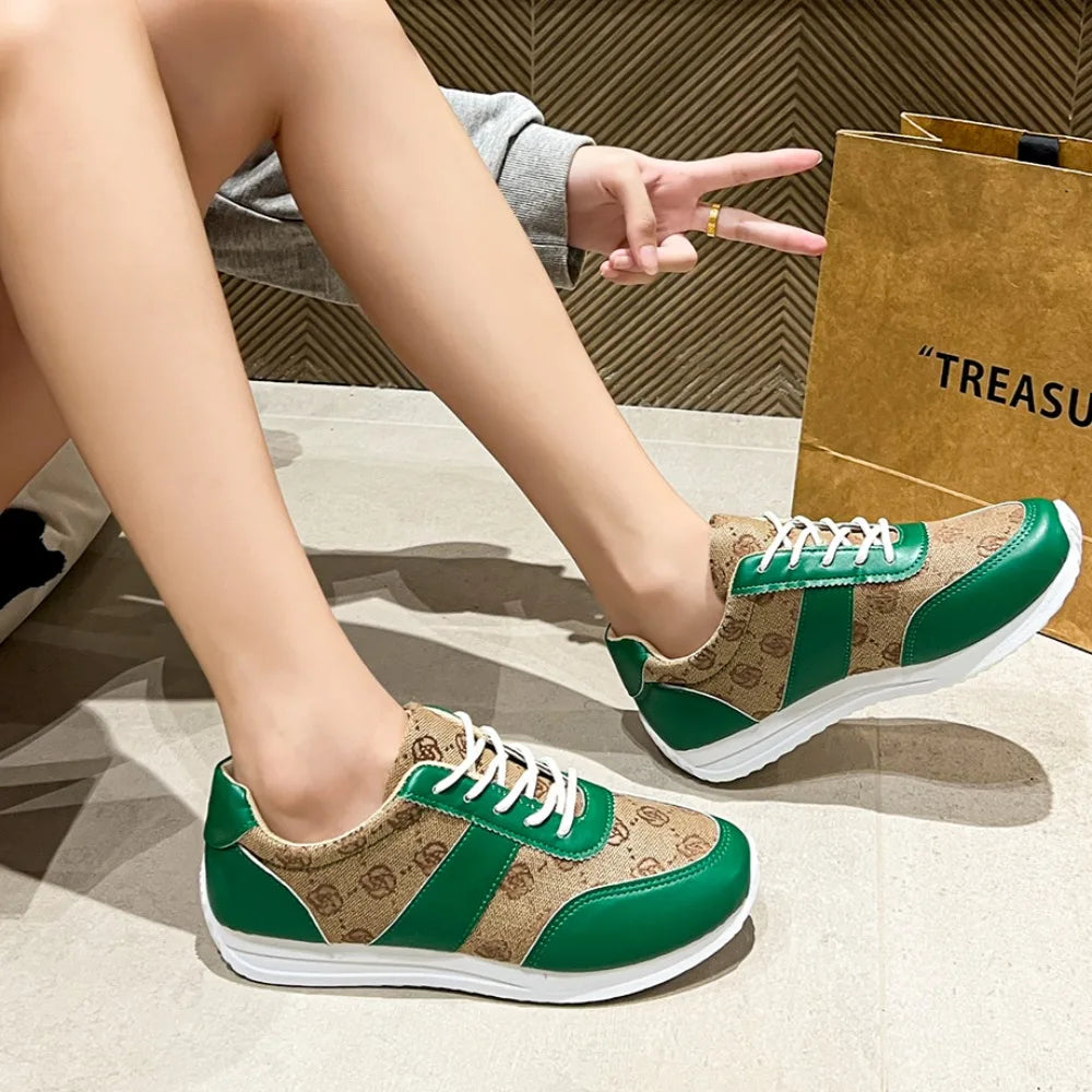 Sneakers Women Flat Casual Comfortable Shoes Fashion Versatile